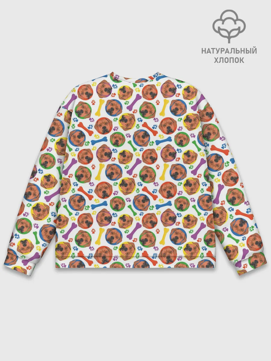 Мужской свитшот базовый / Родезийский Риджбек