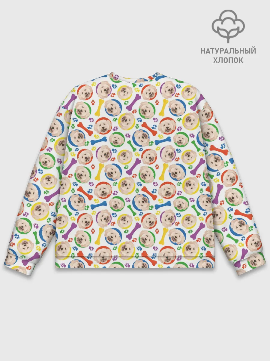 Мужской свитшот базовый / Пудель