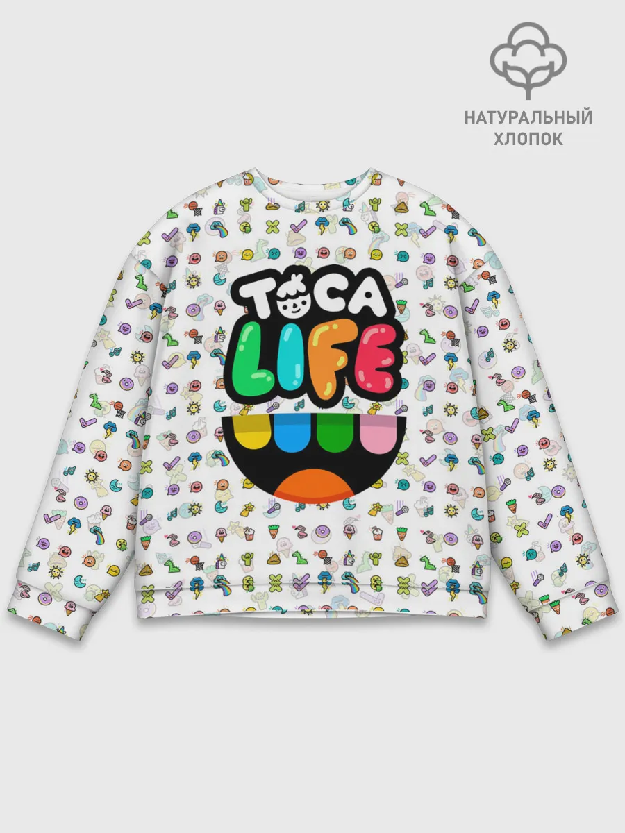 Мужской свитшот базовый / Toca Boca | Тока Бока | Паттерн