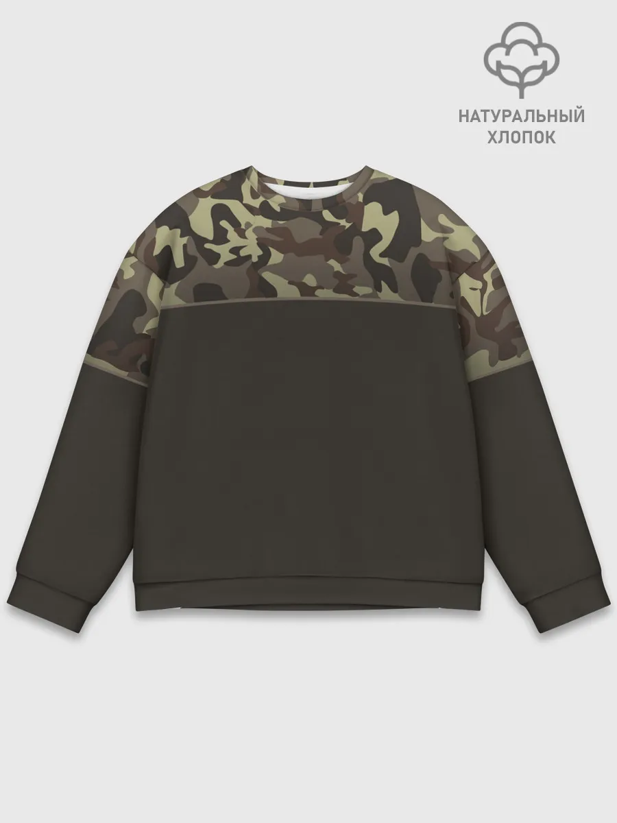 Мужской свитшот базовый / Камуфляж 3.0