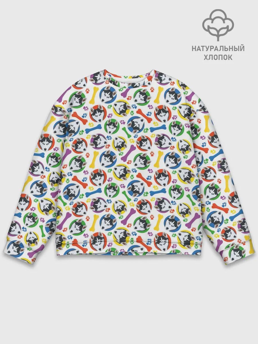 Мужской свитшот базовый / Хаски