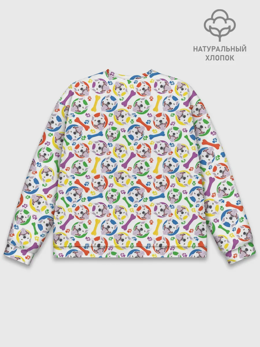 Мужской свитшот базовый / Бультерьер