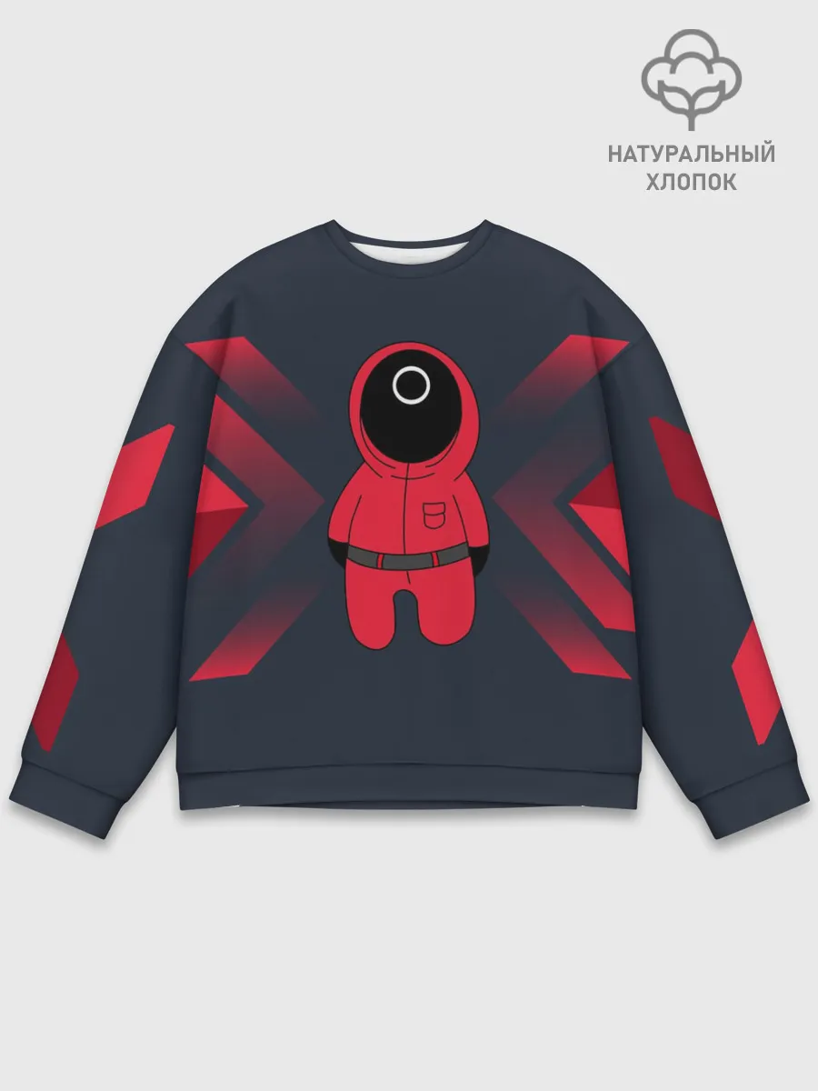 Мужской свитшот базовый / Игра в Кальмара мульт ART