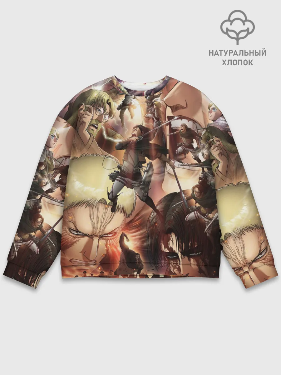 Мужской свитшот базовый / Противостояние АОТ