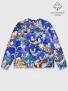 Мужской свитшот базовый / SONIC СИНИЙ ЁЖ СОНИК