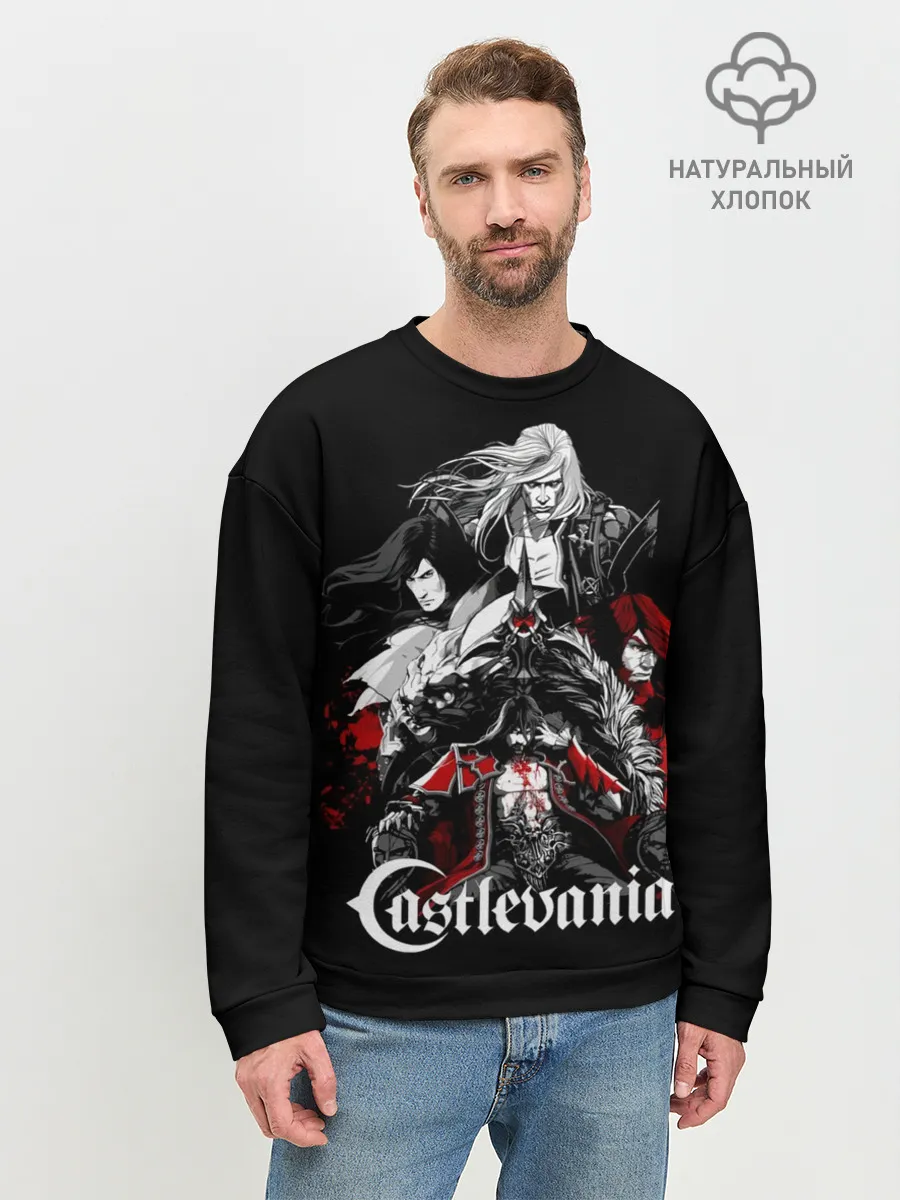 Мужской свитшот базовый / Castlevania / Кастлвания