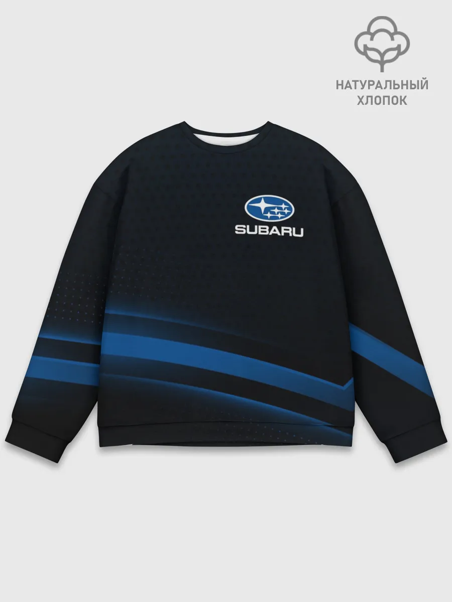 Мужской свитшот базовый / Subaru, sport style