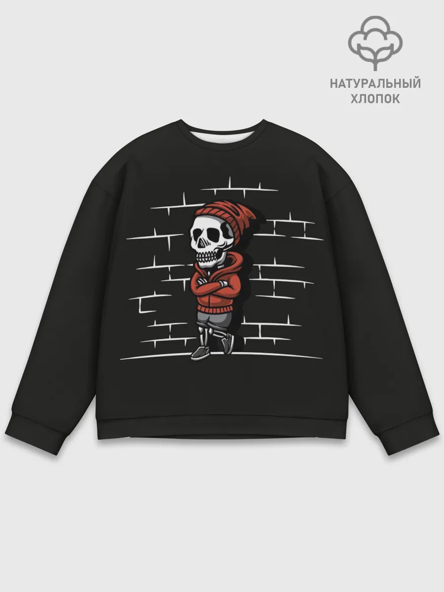 Мужской свитшот базовый / Skeleton | Скелет