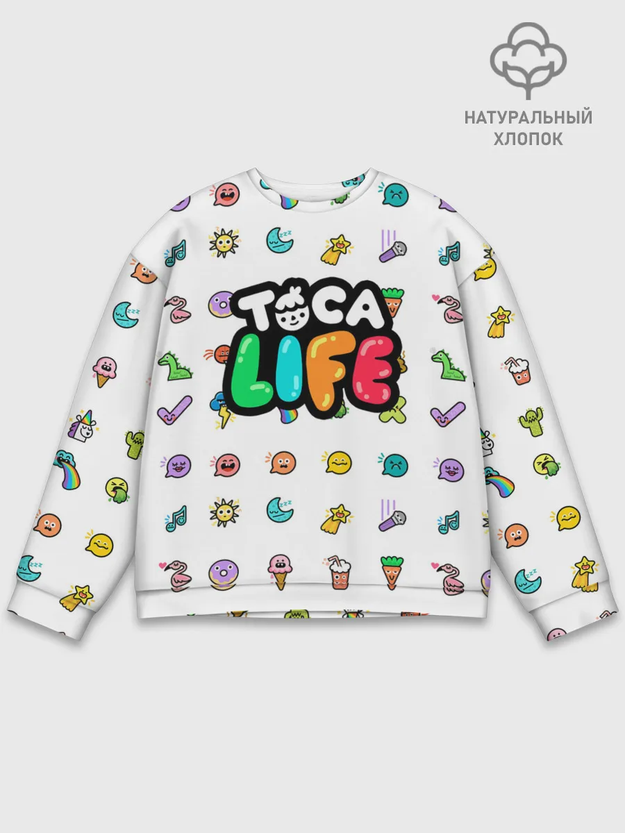 Мужской свитшот базовый / Логотип | Toca Boca | Тока Бока