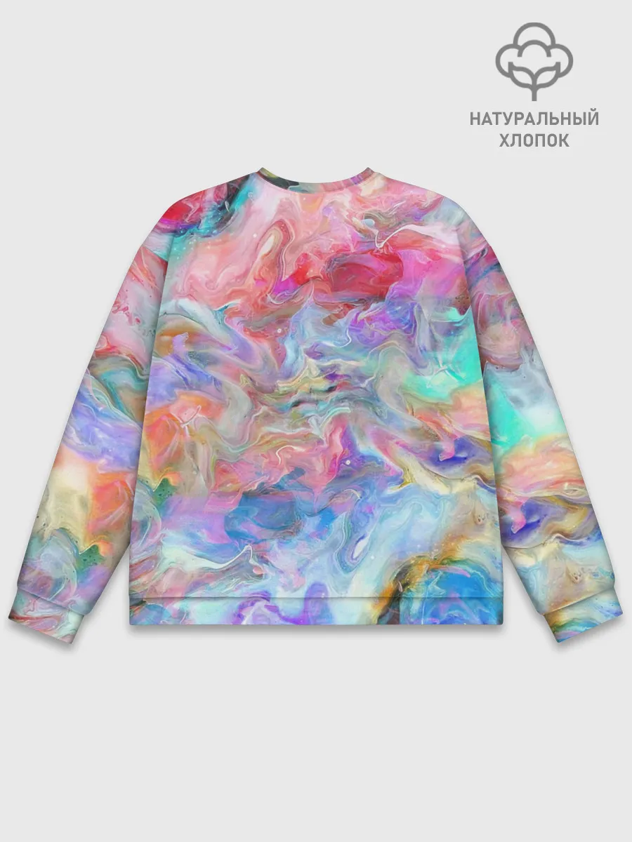 Мужской свитшот базовый / Радужное небо