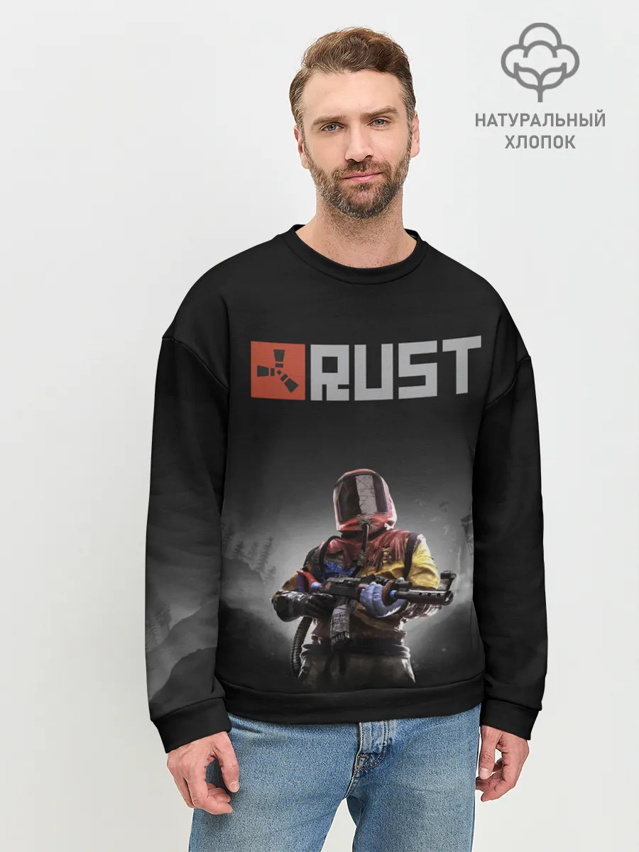Мужской свитшот базовый / Работяга из Раста