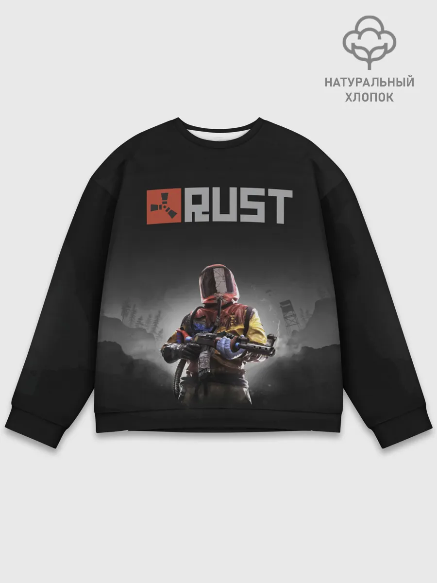 Мужской свитшот базовый / Работяга из Раста
