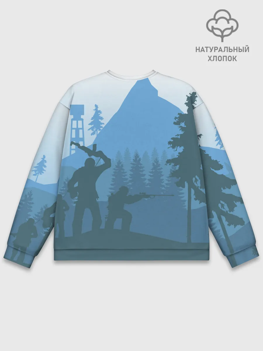 Мужской свитшот базовый / Выживалка Раст