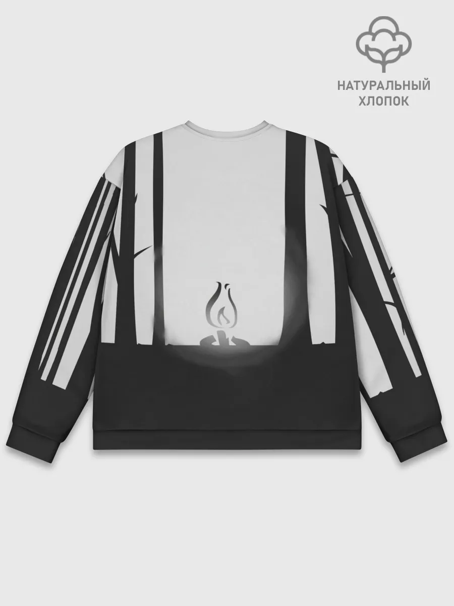 Мужской свитшот базовый / Огонёк из Раста