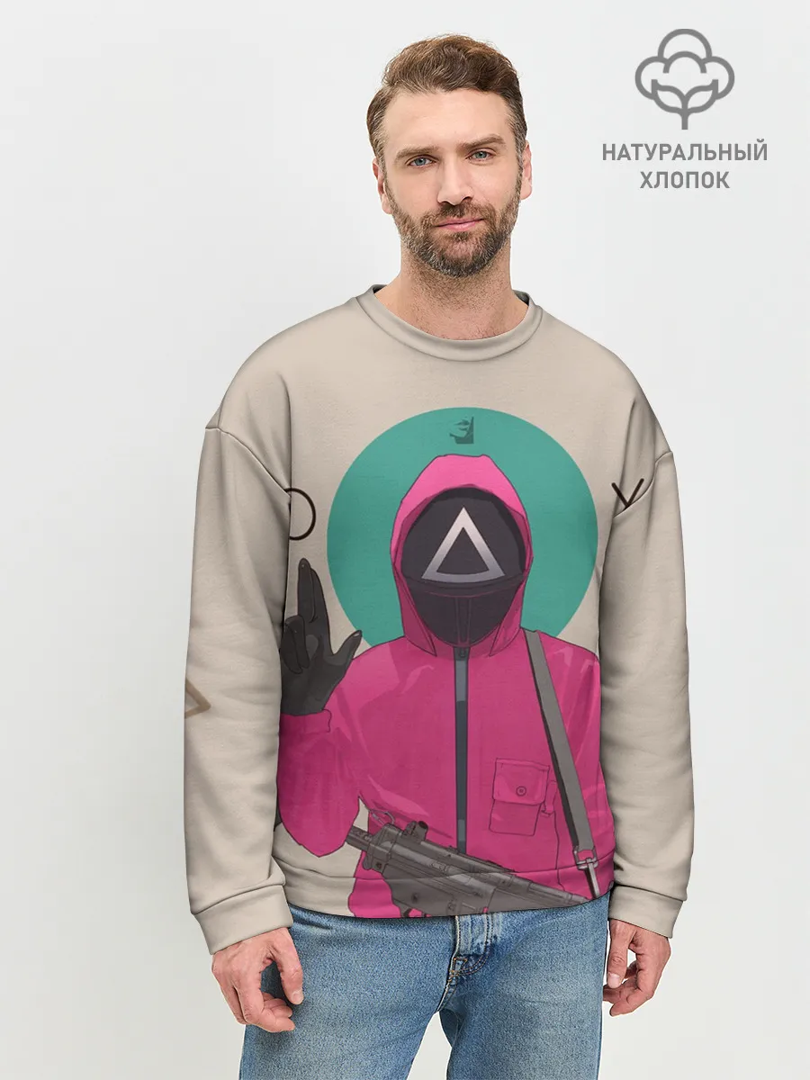 Мужской свитшот базовый / SquidRed