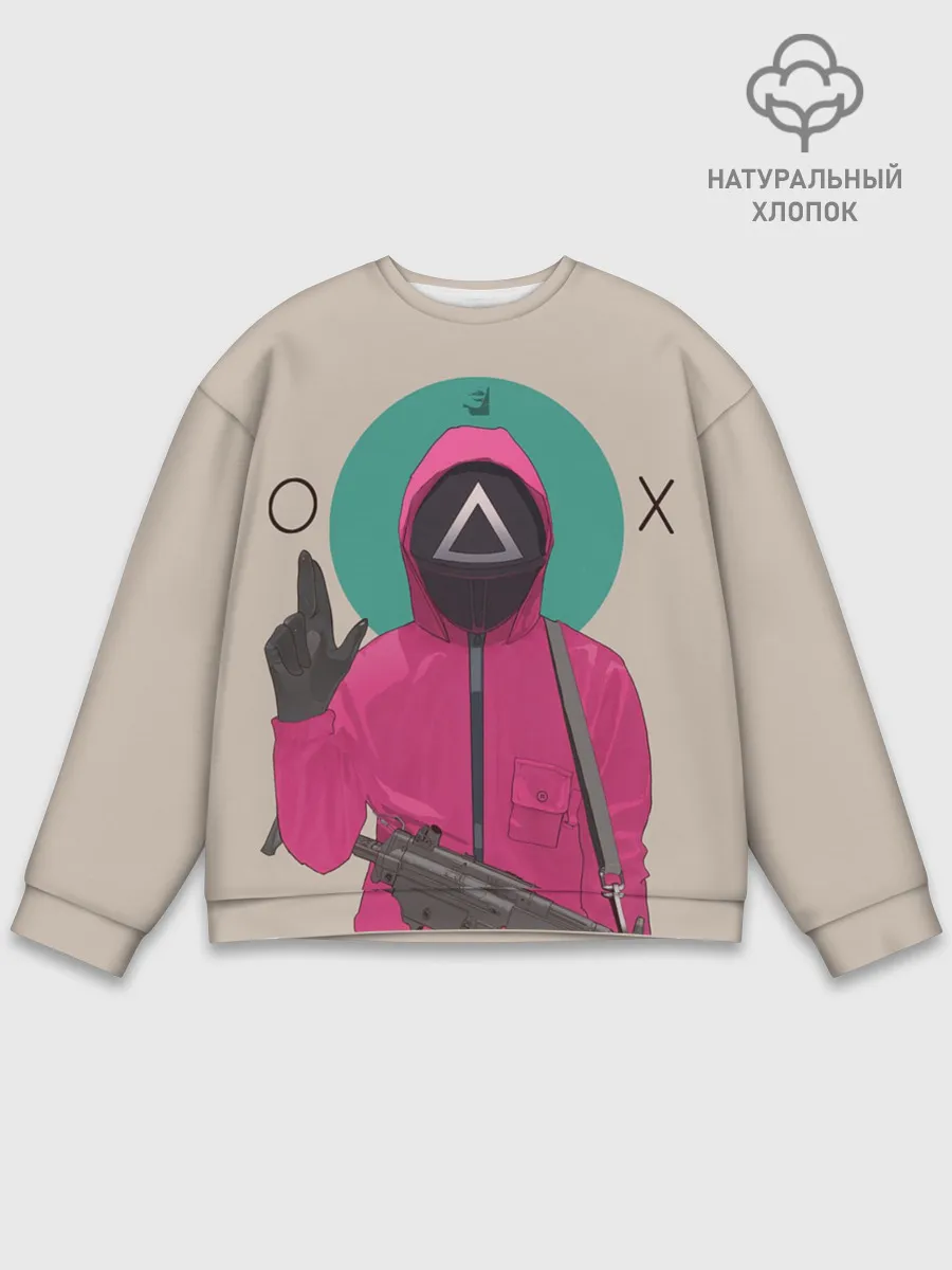 Мужской свитшот базовый / SquidRed