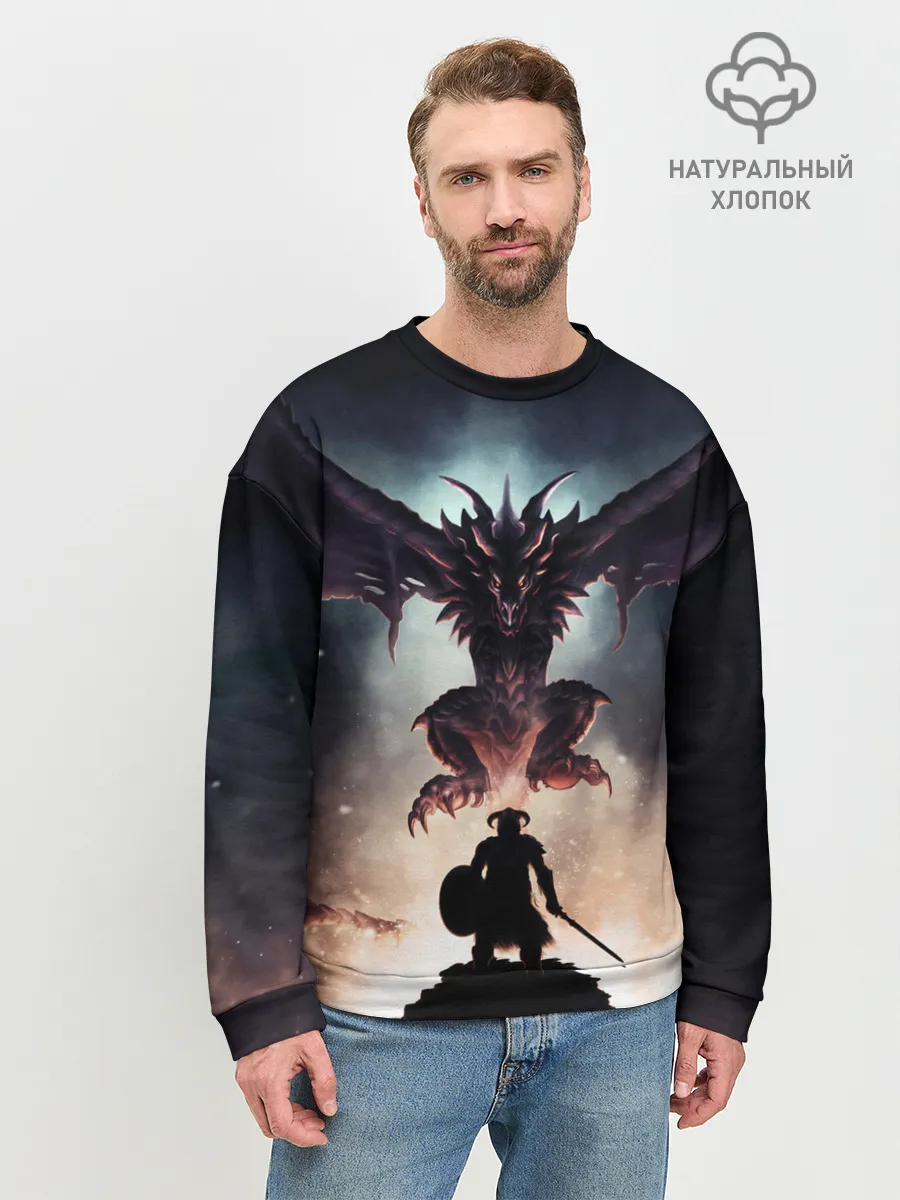 Мужской свитшот базовый / Да начнётся битва