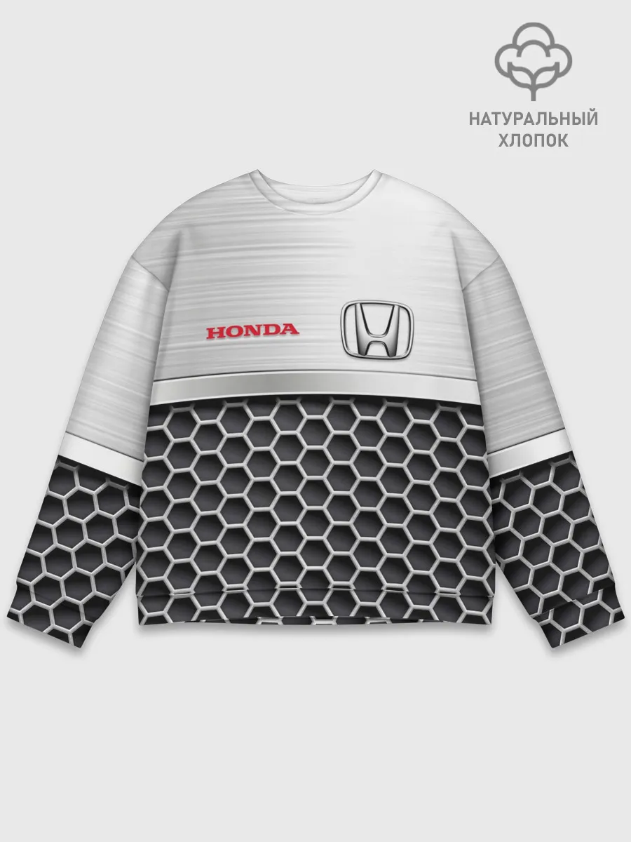 Мужской свитшот базовый / HONDA | Стальная решетка