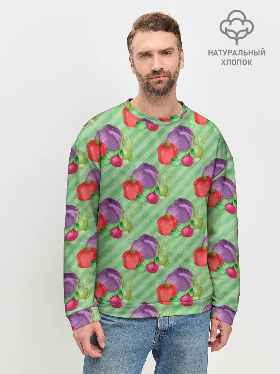 Мужской свитшот базовый / Vegan | Огород