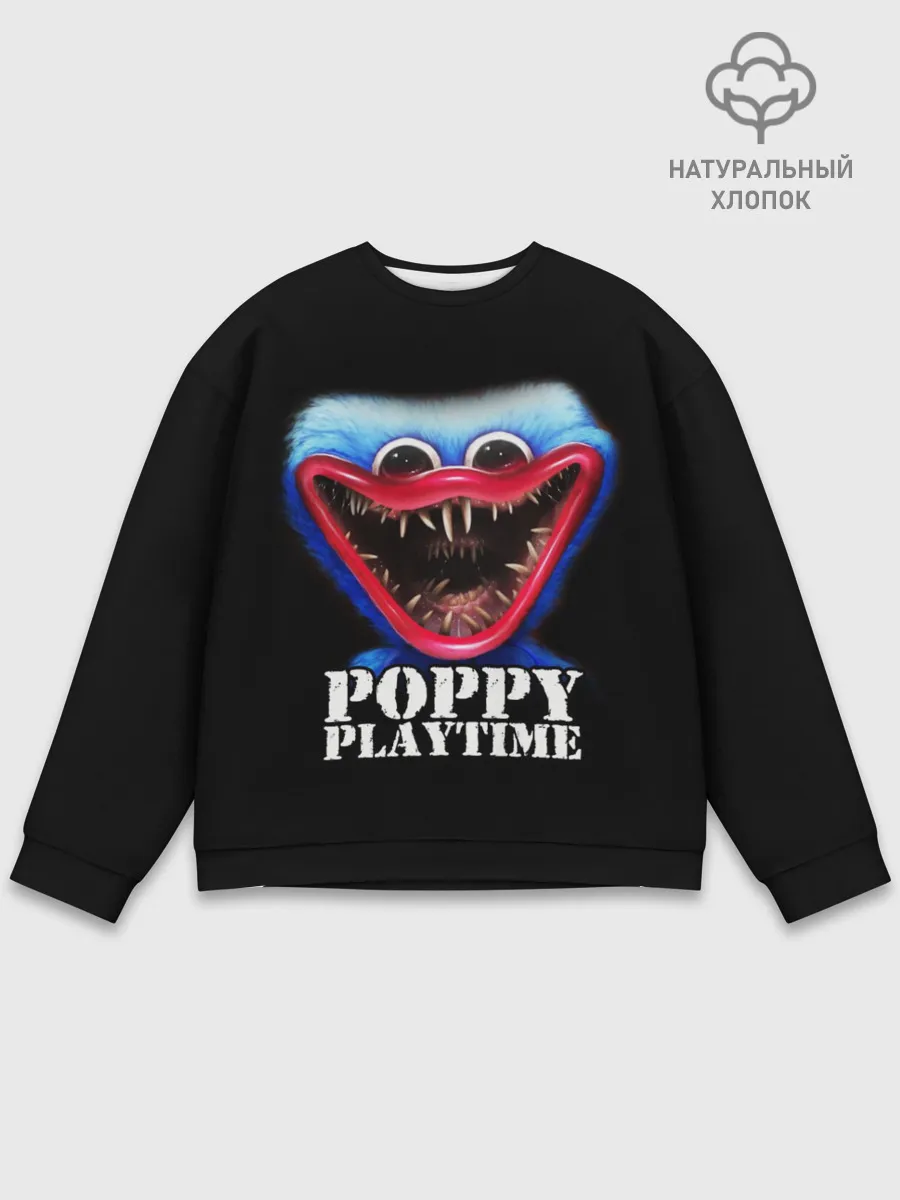 Мужской свитшот базовый / Poppy Playtime ХАГГИ ВАГГИ