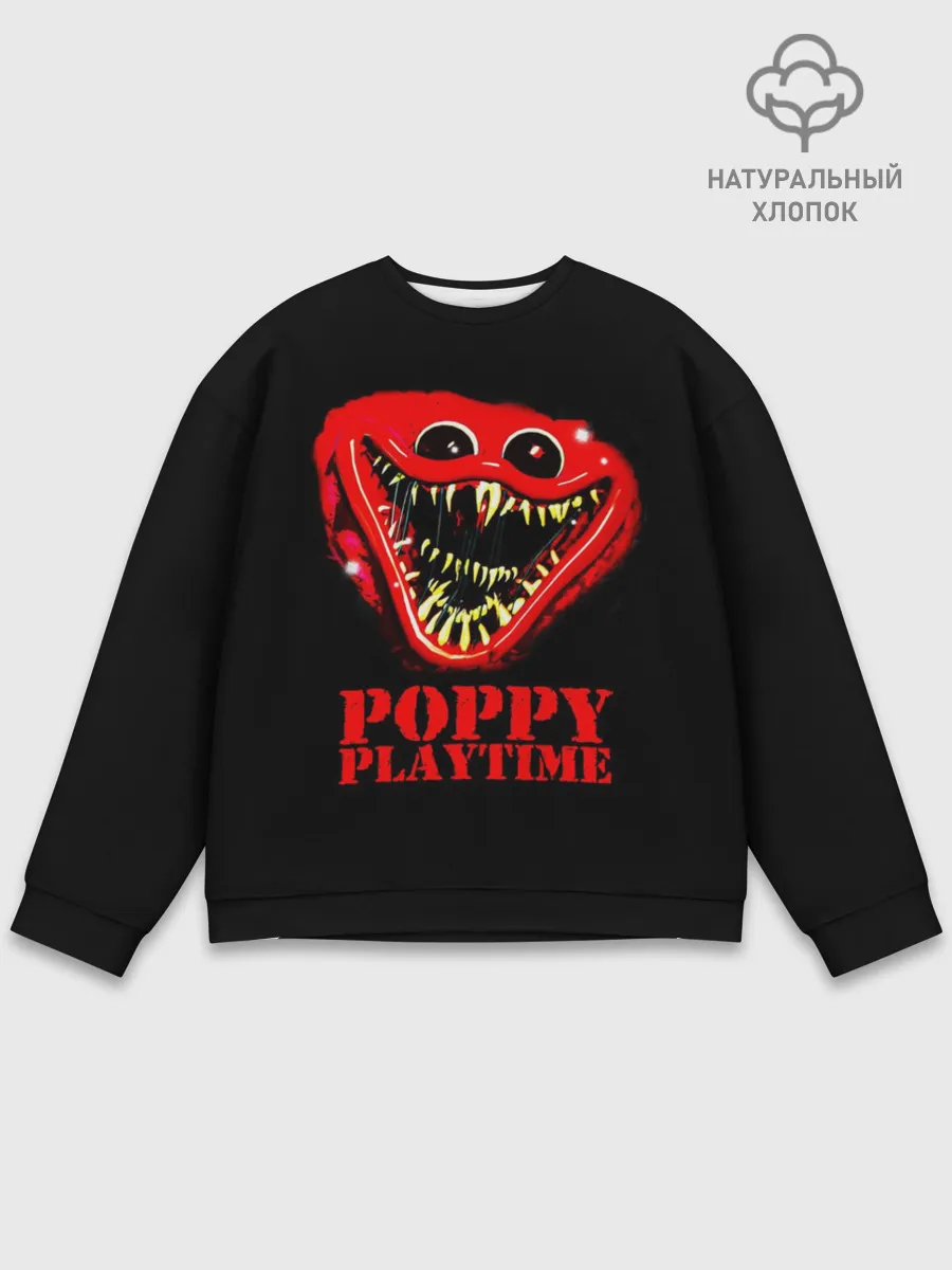 Мужской свитшот базовый / ХАГГИ ВАГГИ Poppy Playtime