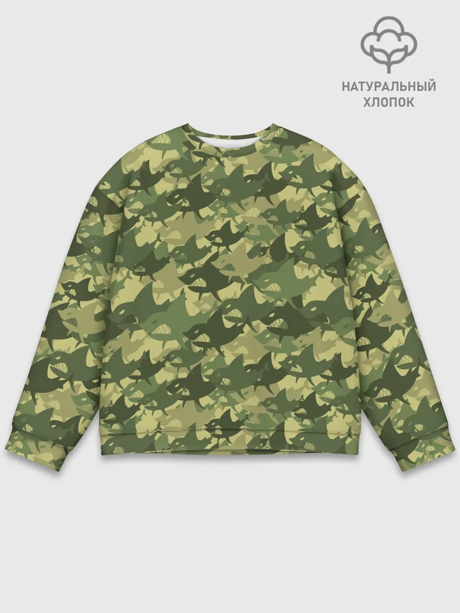 Мужской свитшот базовый / Акулы