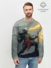 Мужской свитшот базовый / Dragonborne is here