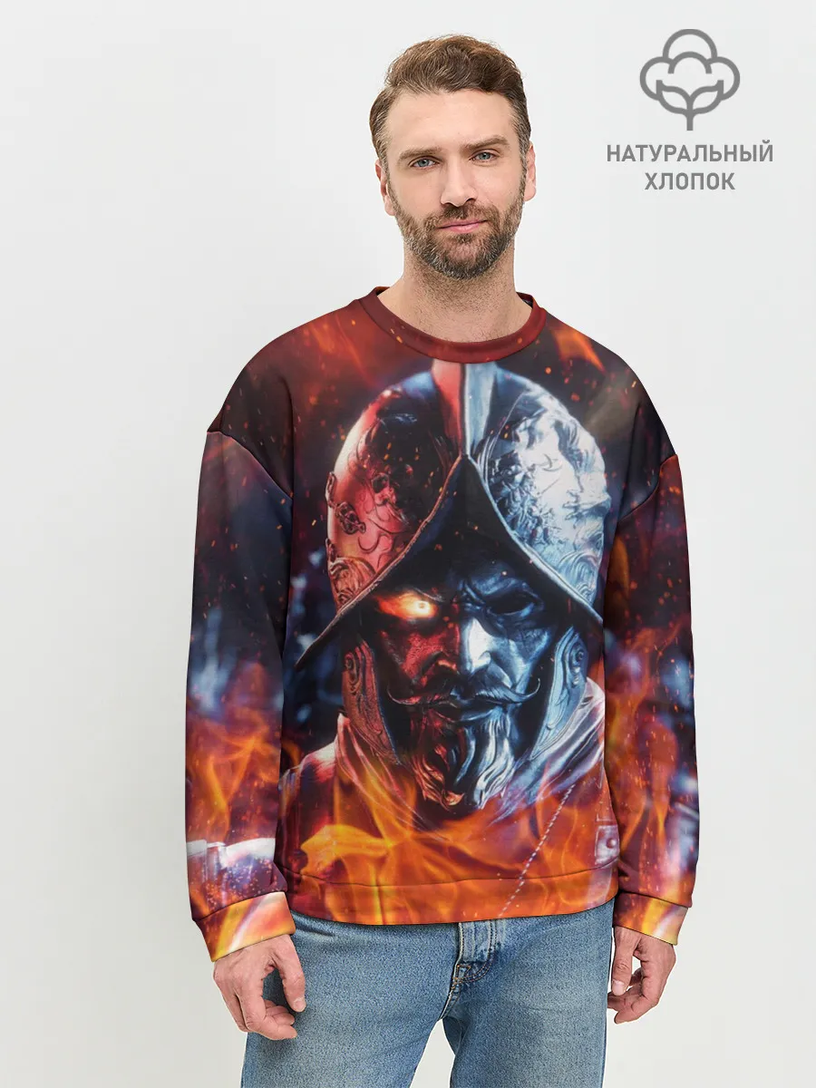 Мужской свитшот базовый / NEW WORLD / НЬЮ ВОРЛД / РЫЦАРЬ