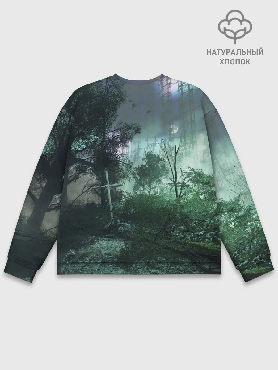 Мужской свитшот базовый / Chernobylite игровой арт