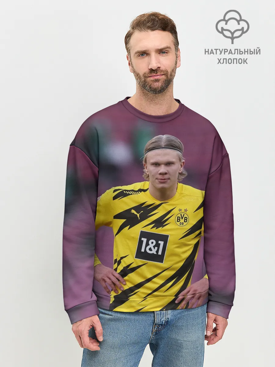 Мужской свитшот базовый / Erling Haaland