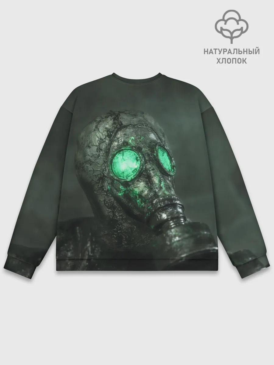 Мужской свитшот базовый / Chernobylite-маска