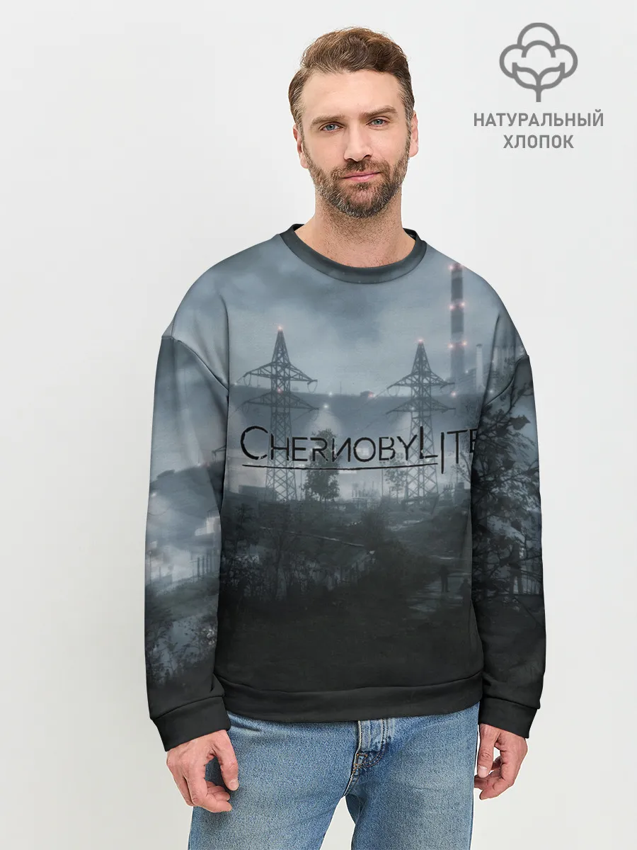 Мужской свитшот базовый / Chernobylite - ЧАЭС