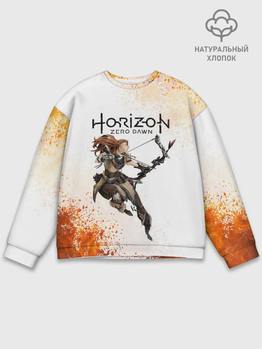 Мужской свитшот базовый / ЭЛОЙ | ГОРИЗОНТ НУЛЕВОЙ РАССВЕТ