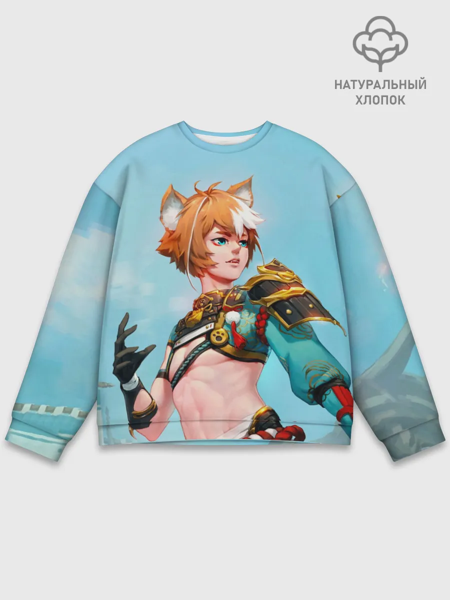 Мужской свитшот базовый / Горо Genshin Impact