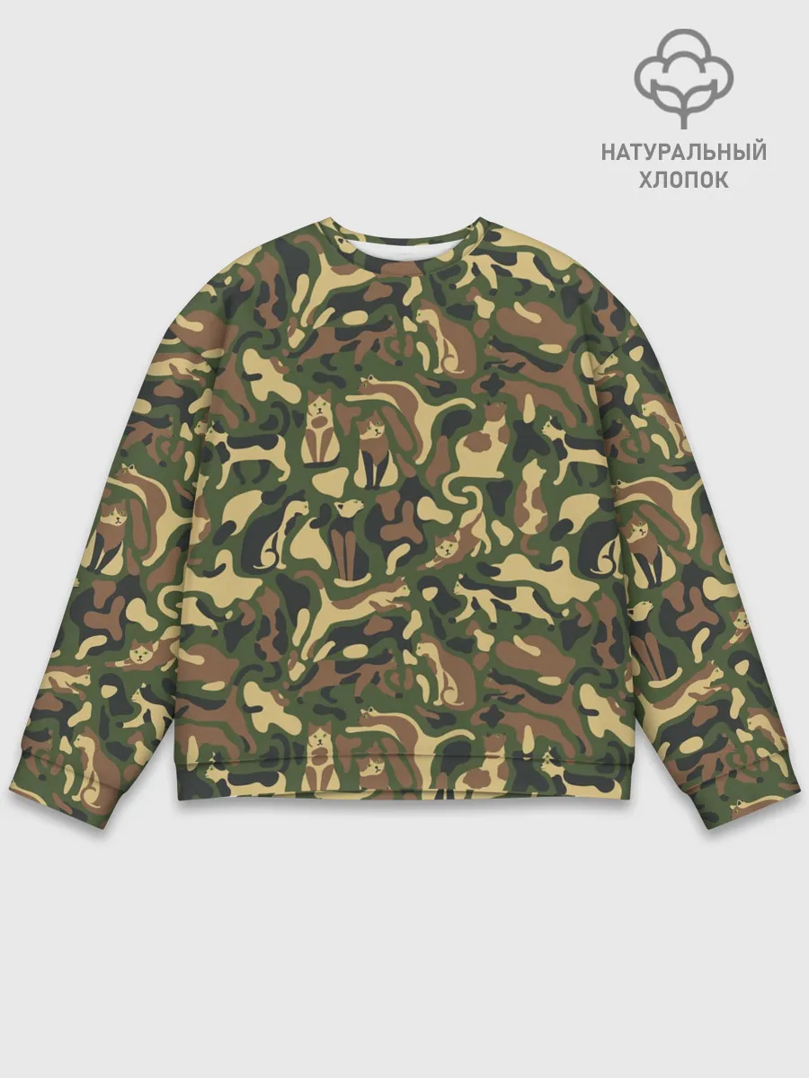 Мужской свитшот базовый / Коты и Кошки