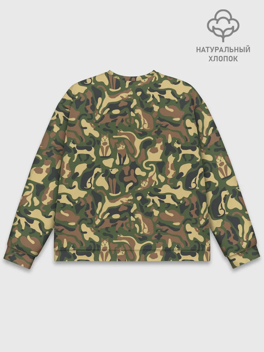 Мужской свитшот базовый / Коты и Кошки