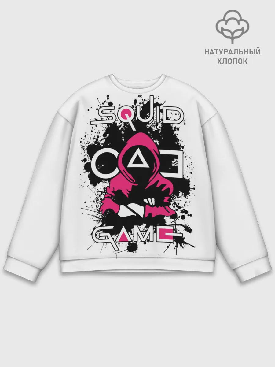 Мужской свитшот базовый / Squid game: guard-killer.