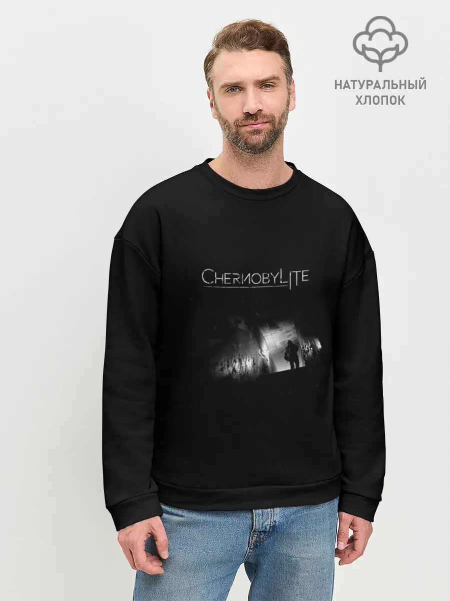Мужской свитшот базовый / Chernobylite трущобы