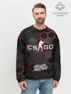 Мужской свитшот базовый / CS:GO 3D плиты