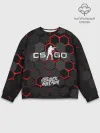 Мужской свитшот базовый / CS:GO 3D плиты