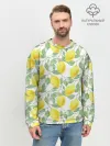 Мужской свитшот базовый / Лимоны 3d