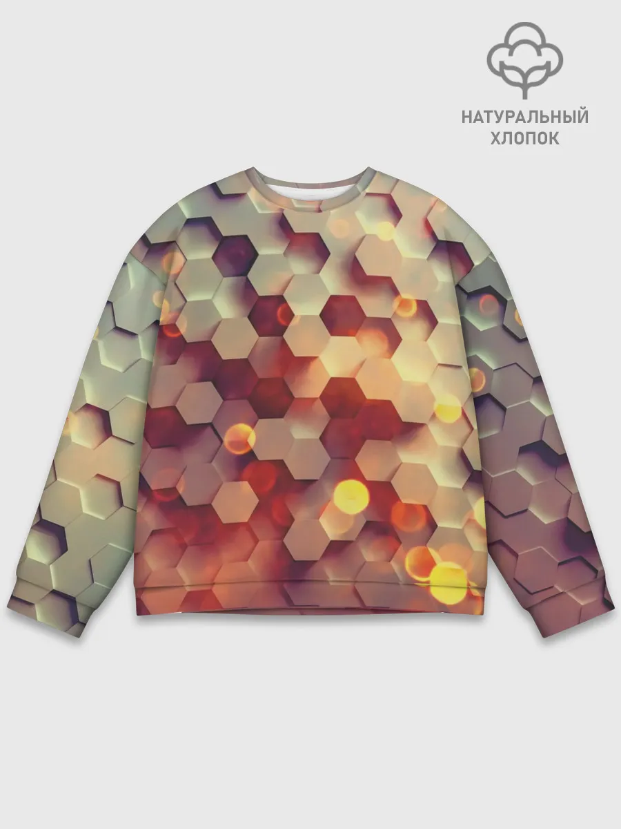 Мужской свитшот базовый / 3Д фигуры