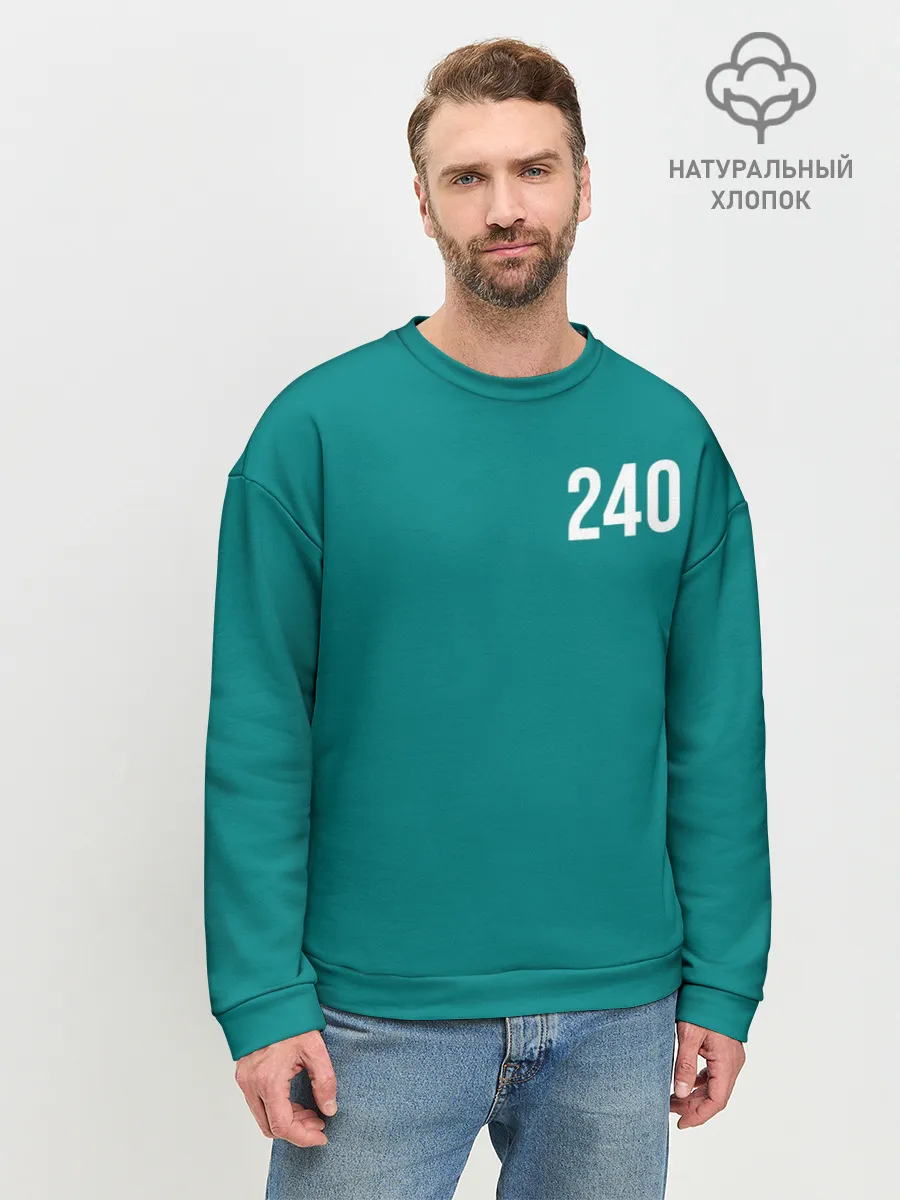 Мужской свитшот базовый / Игра в кальмара: Чи Ён 240