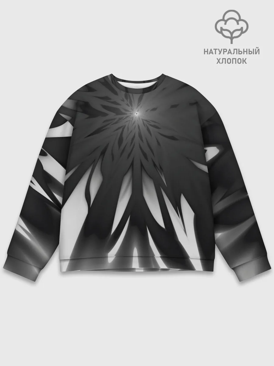 Мужской свитшот базовый / Абстракция 353-3