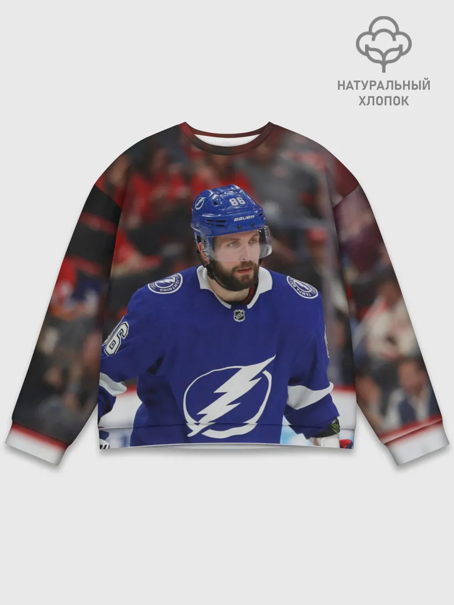 Мужской свитшот базовый / Никита Кучеров, НХЛ