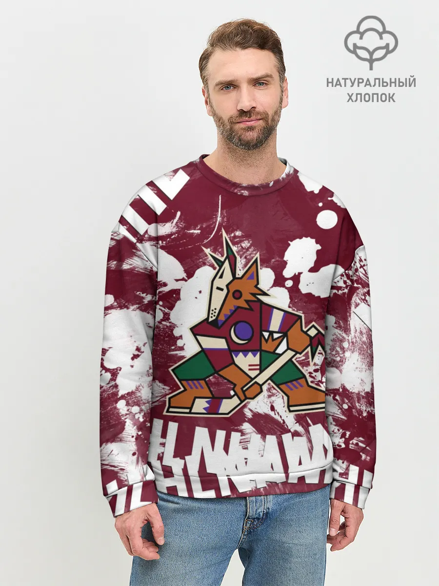 Мужской свитшот базовый / Аризона Койотис, НХЛ