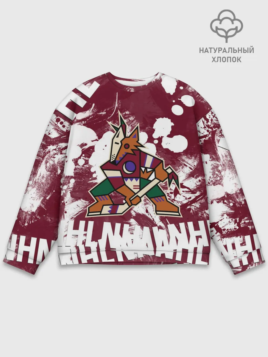 Мужской свитшот базовый / Аризона Койотис, НХЛ