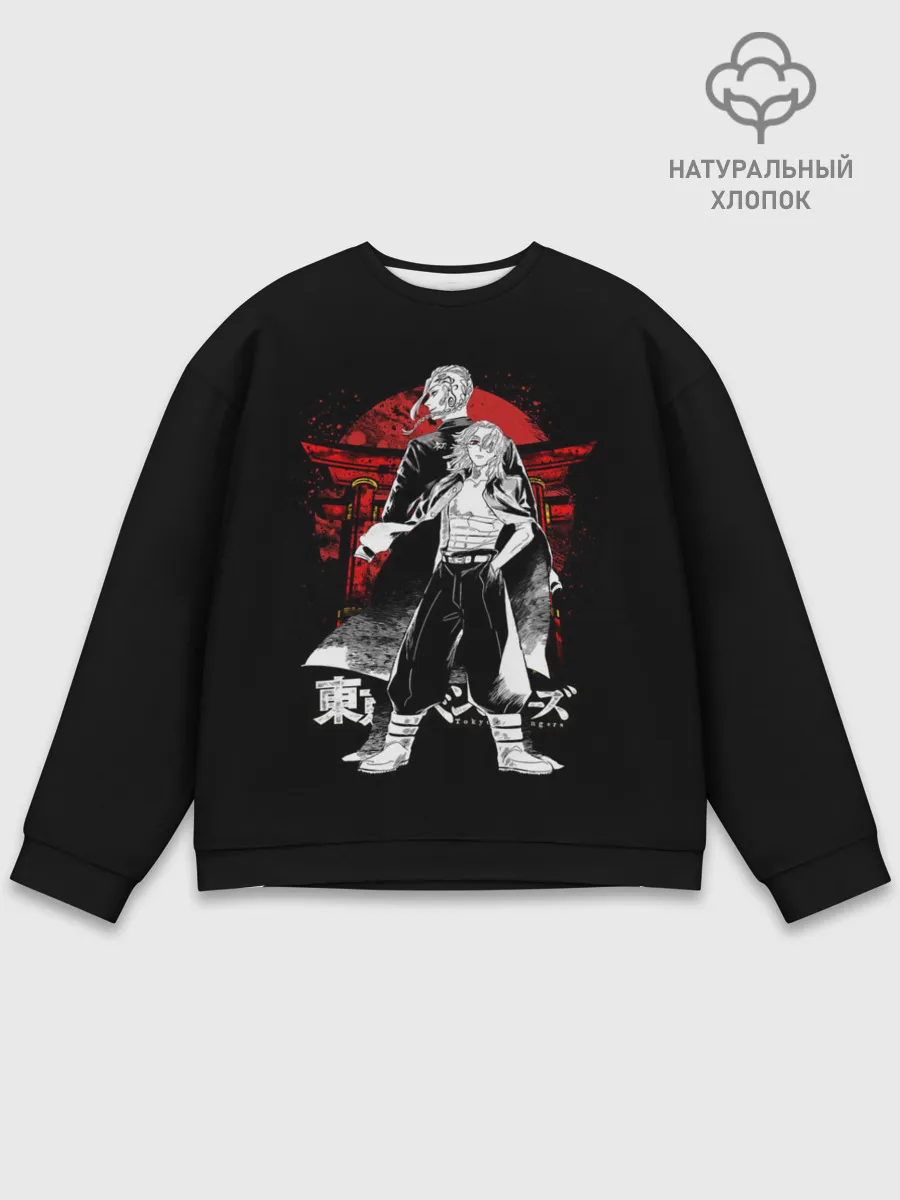 Мужской свитшот базовый / Draken & Mickey / TOKYO REVENGERS