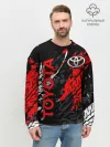 Мужской свитшот базовый / TOYOTA RED / TOYOTA SPORT