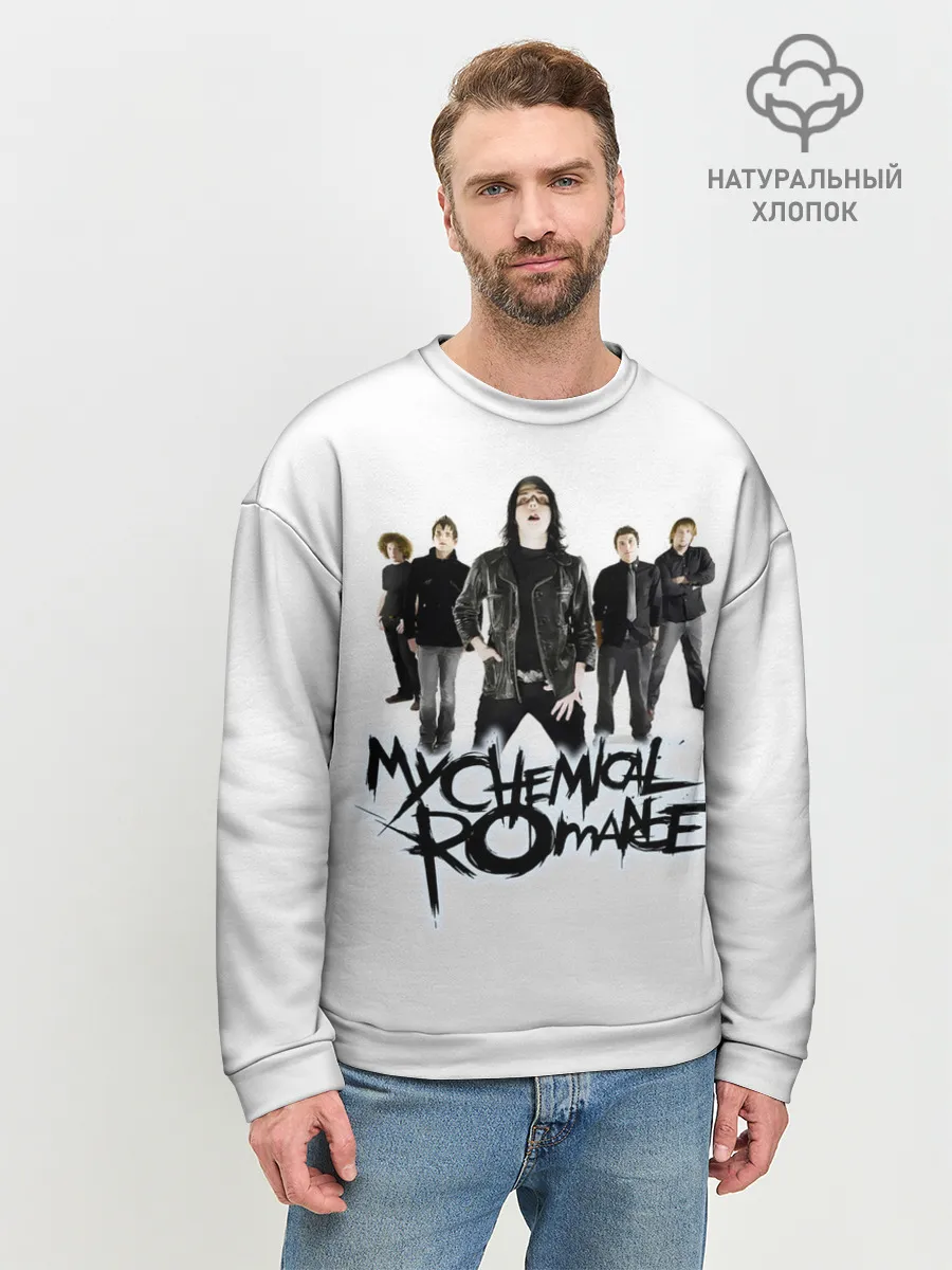 Мужской свитшот базовый / Участники группы My Chemical Romance